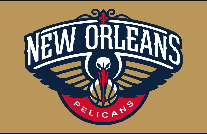 New Orleans Pelicans 2013-Pres Primary Dark Logo t shirts DIY iron ons
